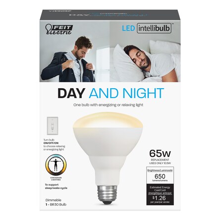 Feit Electric Feit BR30 E26 (Medium) LED Bulb Color Changing 65 Watt Equivalence 1 pk BR30/HLTH/LEDI
